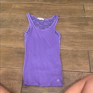 Aeropostale Lavender Lace Tank Top